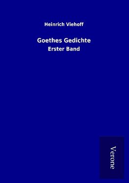 Goethes Gedichte