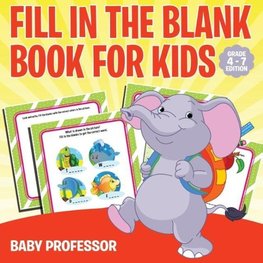 Fill in the Blank Book for Kids | Grade 1 Edition