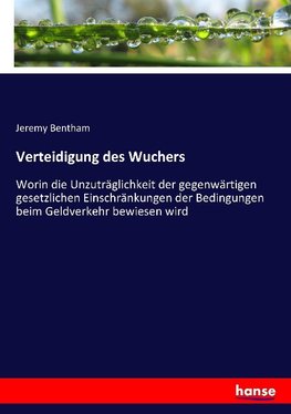 Verteidigung des Wuchers