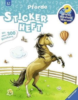 Pferde Stickerheft