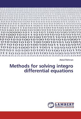 Methods for solving integro differential equations