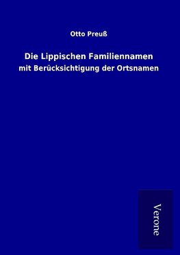 Die Lippischen Familiennamen