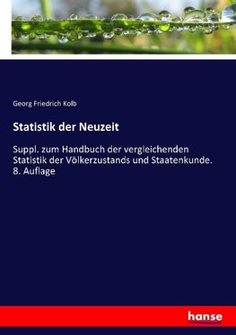 Statistik der Neuzeit