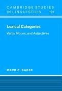 Lexical Categories