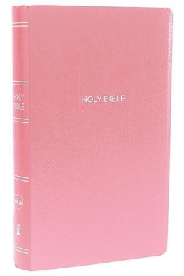 NKJV, Gift and Award Bible, Leather-Look, Pink, Red Letter Edition