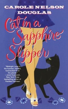 CAT IN A SAPPHIRE SLIPPER