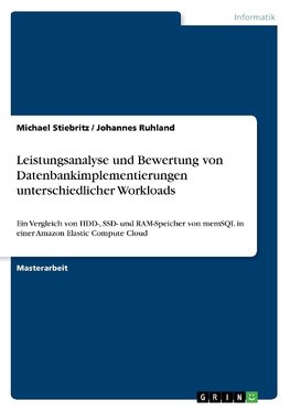 Leistungsanalyse und Bewertung von Datenbankimplementierungen unterschiedlicher Workloads