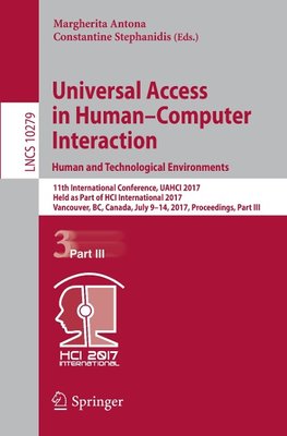 Universal Access in Human-Computer Interaction. Human and Technological Environments