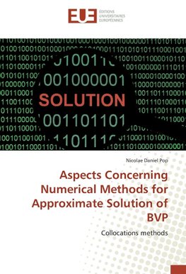 Aspects Concerning Numerical Methods for Approximate Solution of BVP