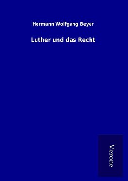 Luther und das Recht