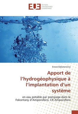 Apport de l'hydrogéophysique à l'implantation d'un système