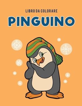 Libro da colorare pinguino