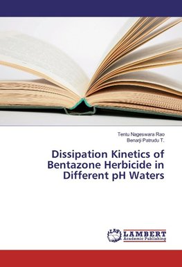 Dissipation Kinetics of Bentazone Herbicide in Different pH Waters