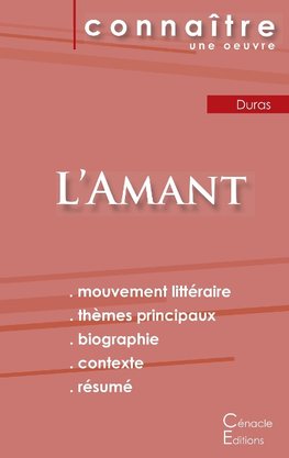 Fiche de lecture L'Amant de Marguerite Duras (Analyse littéraire de référence et résumé complet)