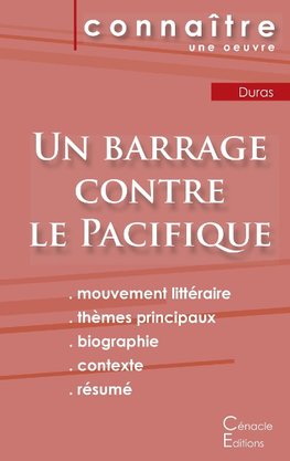 Fiche de lecture Un barrage contre le Pacifique de Marguerite Duras (Analyse littéraire de référence et résumé complet)