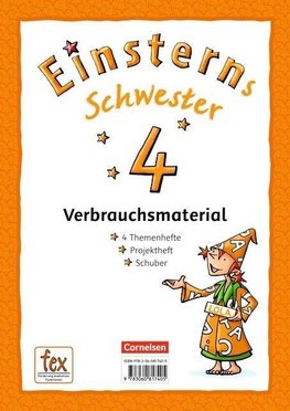 Einsterns Schwester 4. Schuljahr - Themenhefte 1-4 und Projektheft mit Schuber