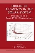 Origin of Elements in the Solar System