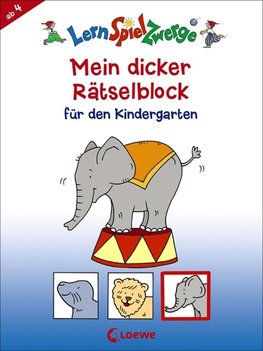 Mein dicker Rätselblock für den Kindergarten