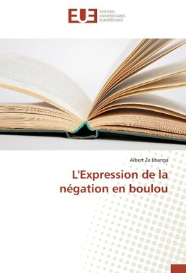 L'Expression de la négation en boulou