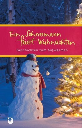 Ein Schneemann feiert Weihnachten