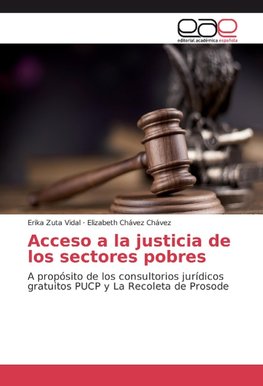 Acceso a la justicia de los sectores pobres