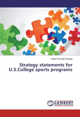 Strategy statements for U.S.College sports programs