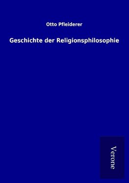 Geschichte der Religionsphilosophie