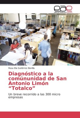 Diagnóstico a la comúnunidad de San Antonio Limón "Totalco"