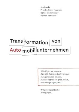 Transformation von Automobilunternehmen