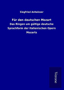 Für den deutschen Mozart