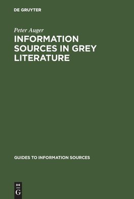 Information Sources in Grey Literature