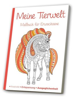 Malbuch für Erwachsene - Meine Tierwelt