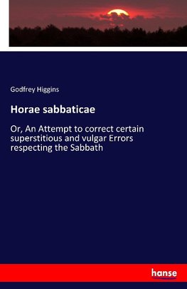 Horae sabbaticae