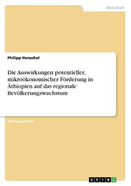 Die Auswirkungen potentieller, mikroökonomischer Förderung in Äthiopien auf das regionale Bevölkerungswachstum