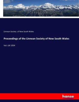 Proceedings of the Linnean Society of New South Wales