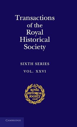 Transactions of the Royal Historical Society