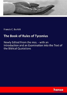 The Book of Rules of Tyconius