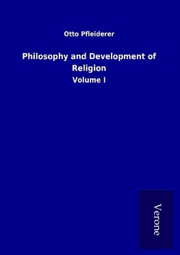 Philosophy and Development of Religion