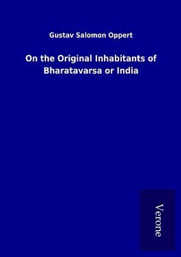 On the Original Inhabitants of Bharatavarsa or India