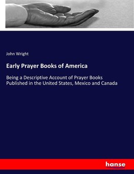 Early Prayer Books of America