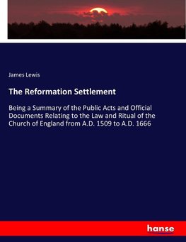 The Reformation Settlement