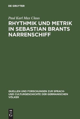 Rhythmik und Metrik in Sebastian Brants Narrenschiff