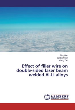 Effect of filler wire on double-sided laser beam welded Al-Li alloys