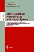 Natural Language Processing and Information Systems