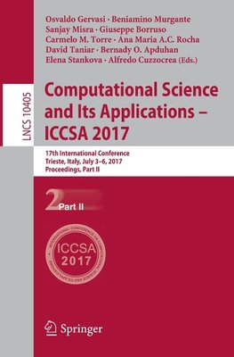 Computational Science and Its Applications - ICCSA 2017