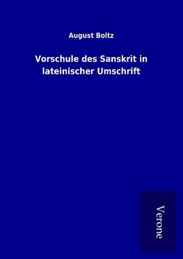 Vorschule des Sanskrit in lateinischer Umschrift