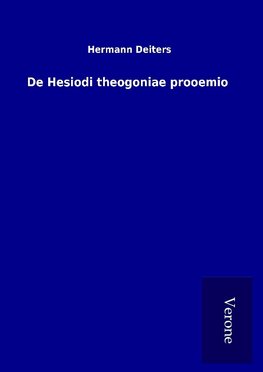 De Hesiodi theogoniae prooemio