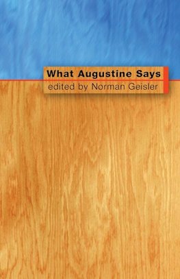 What Augustine Says