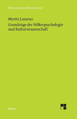 Grundzüge der Völkerpsychologie und Kulturwissenschaft