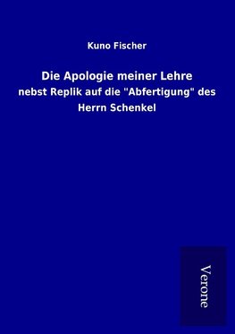 Die Apologie meiner Lehre